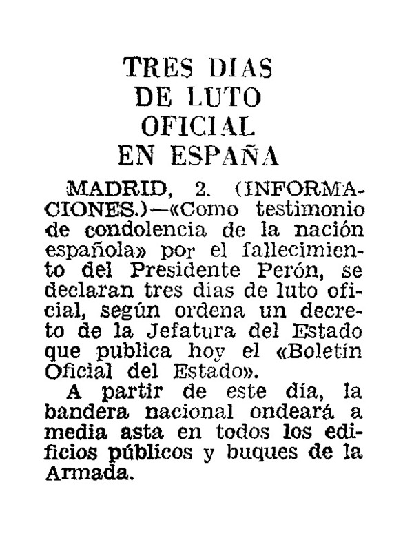 Tres Días De Luto Oficial En España - Archivo Linz De La Transición ...