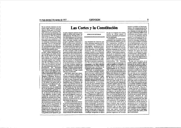 Las Cortes y la Constitución Archivo Linz de la Transición española